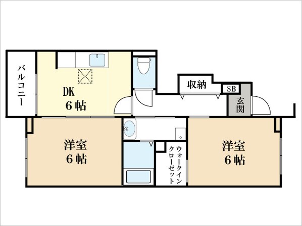 ジェントルハウスの物件間取画像